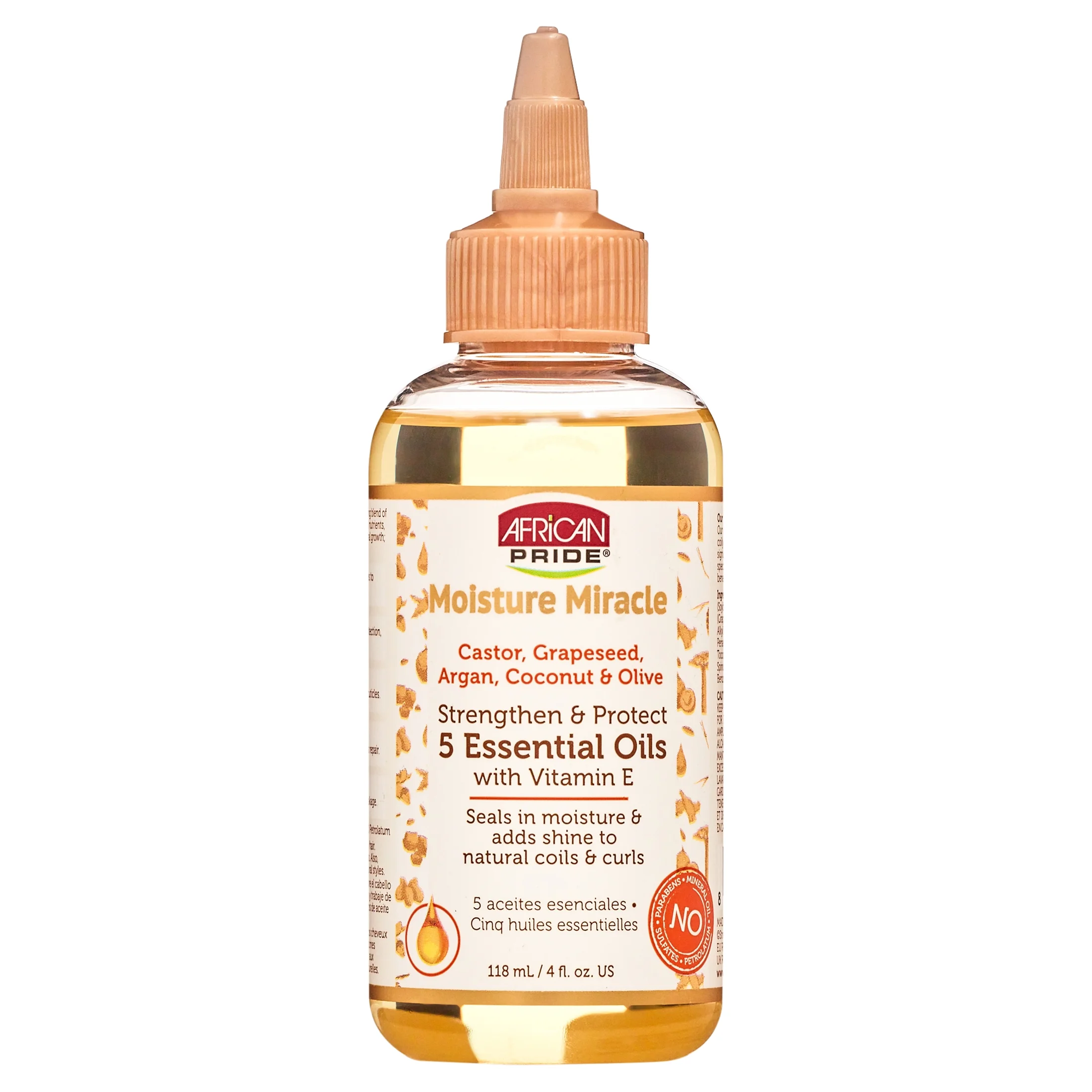 African Pride Moisture Miracle Strengthen & Protect 5 Essential Oils 4oz