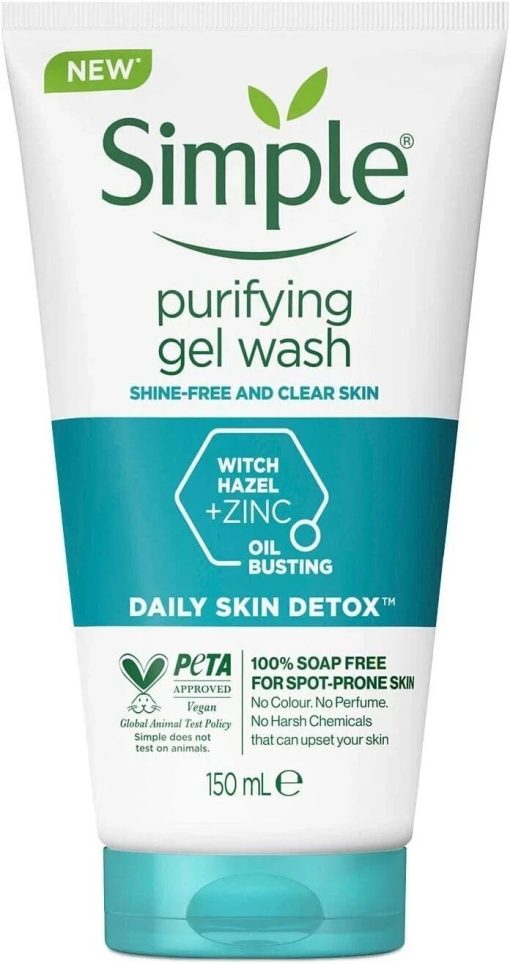 Simple Daily Skin Detox Purifying Gel Wash 150ml