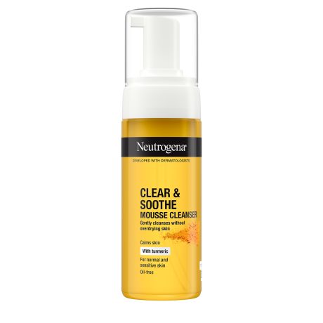 Neutrogena Clear & Soothe Mousse Cleanser With Turmeric 150ml