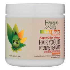 Hawaiian Silky 14-In-1 Miracle Apple Cider Vinegar Yogurt Treatment 454g