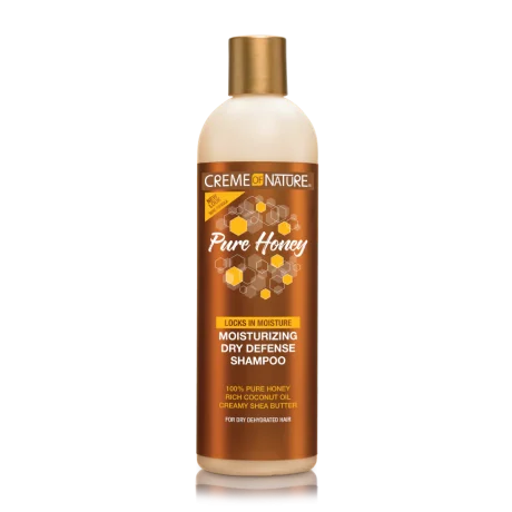 Creme Of Nature Pure Honey Moisturizing Dry Defense Shampoo 355ml