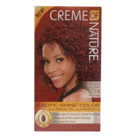 CREME OF NATURE EXOTIC SHINE HAIR COLOR RED 7.6