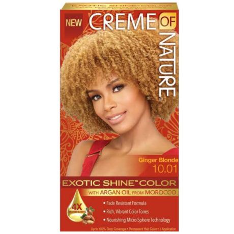 CREME OF NATURE EXOTIC SHINE HAIR COLOR GINGER BLONDE 10.01