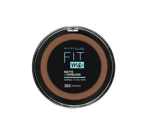 MAYBELLINE FIT ME MATTE + PORELESS POWDER ESPRESSO 365