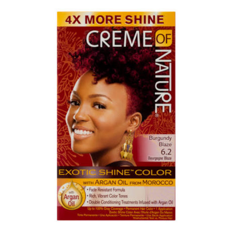 CREME OF NATURE EXOTIC SHINE HAIR COLOR BURGUNDY BLAZE 6.2