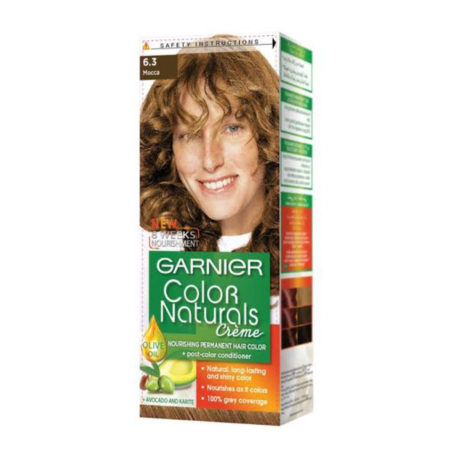 GARNIER COLOR NATURALS NOURISHING PERMANENT HAIR COLOR MOCCHA 6.3