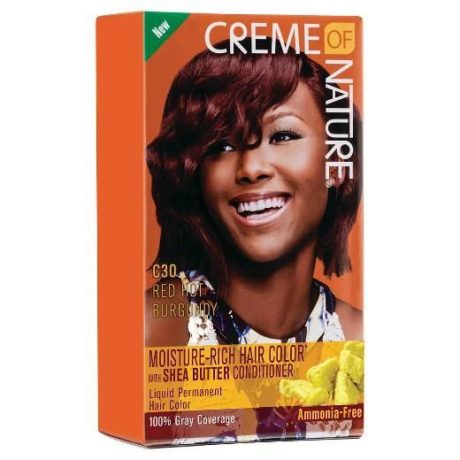 CREME OF NATURE EXOTIC SHINE HAIR COLOR RED HOT BURGUNDY 30