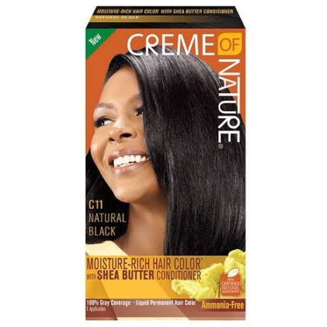 CREME OF NATURE MOISTURE RICH HAIR COLOR NATURAL BLACK C11