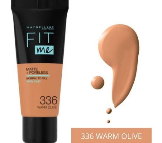 MAYBELLINE FIT ME MATTE + PORELESS FOUNDATION WARM OLIVE 336