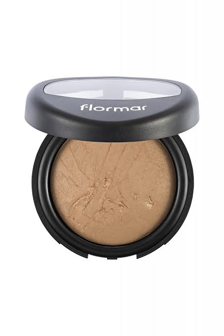 FLORMAR BAKED POWDER BEIGE WITH GOLD 021