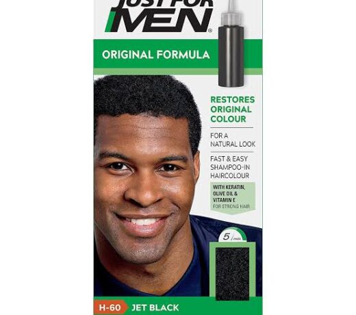 JUST FOR MEN ORIGINAL FORMULA HAIR COLOR JET BLACK H60