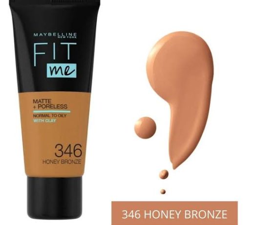 MAYBELLINE FIT ME MATTE + PORELESS FOUNDATION HONEY 346