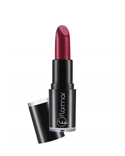 FLORMAR LONG WEARING LIPSTICK RED BURGUNDY