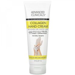 Advanced Clinicals Collagen Hand Cream 8Oz