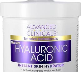 Advanced Clinicals Hyaluronic Acid Instant Skin Hydrator 16Oz