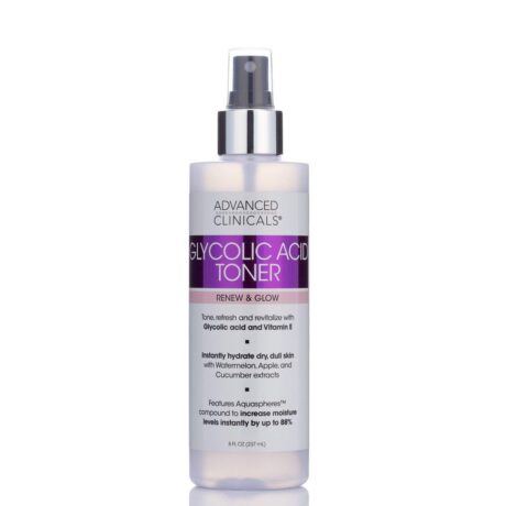 Advanced Clinicals Glycolic Acid Toner 8Oz