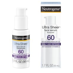 Neutrogena Ultra Sheer Moisturizing Face Serum Sunscreen Spf 60+ 50Ml