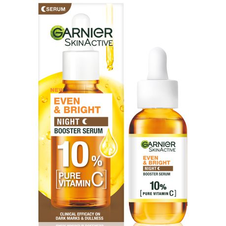 Garnier Even & Bright Night Booster Serum 30Ml