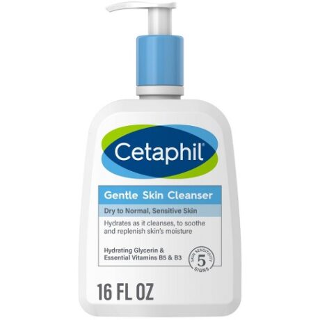 Cetaphil Gentle Skin Cleanser Normal To Dry, Sensitive Skin 473Ml