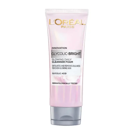 LOREAL GLYCOLIC-BRIGHT CLEANSER FOAM 100ML