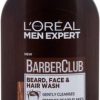 Loreal Men Expert Barber Club  Beard Face & Hair Wash 200Ml