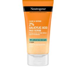 Neutrogena Clear & Defend 2% Salicylic Acid Face Scrub 150Ml