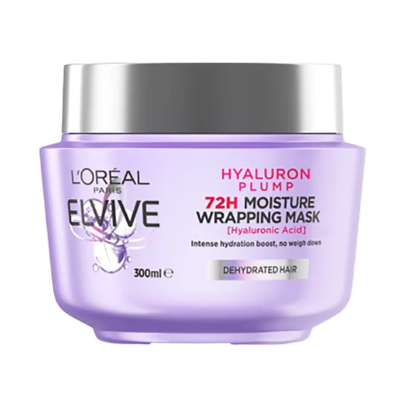 L' Oreal Elvive Hyaluron Plump 72H Moisture Wrapping Mask 300Ml