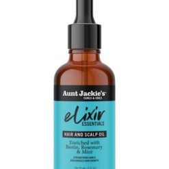 Aunt Jackie's Curls & Coils Elixir Essentials Hair & Scalp Oil Biotin, Rosemary & Mint 59m