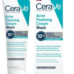 Cerave Acne Foaming Cream Wash  150ml