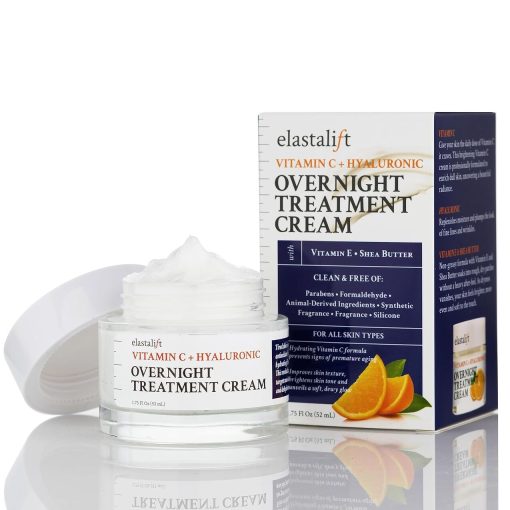 Elastalift Vitamin C+ Hyaluronic Overnight Treatment Cream 52ml