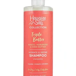 Hawaiian Silky Triple Butter Mango and Murumuru Shea Butter Shampoo 12 oz