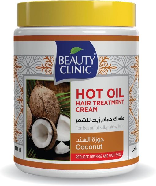 Beauty Clinic Hot Oil Hair Treatment Cream Coconut 1000ml