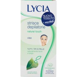 Lycia Strisce Depilatorie Natural Touch Viso 20 Strisce