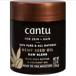 Cantu For Skin + Hair 100% Pure & All Natural Hemp Seed Oil Raw Blend 156g