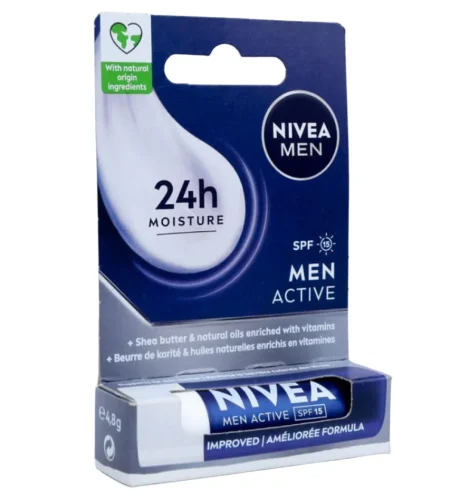 Nivea Men Active Lip Balm SPF 15 4.8g