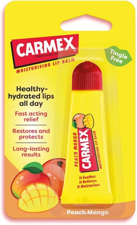 Carmex Peach Mango Moisturising Lip Balm 10g