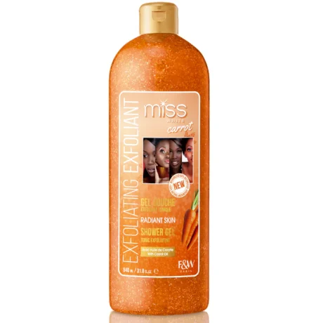 Fair & White Miss White Carrot Exfoliating Shower Gel 940 ml