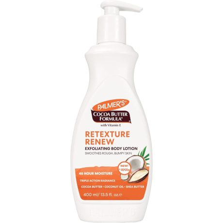 Palmers Cocoa Butter Retexture Renew Exfoliating Body Lotion 400ml