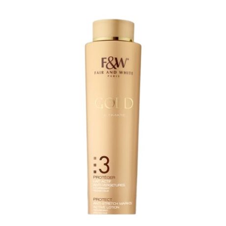 Fair & White Gold Anti-Stretch Marks Active Lotion 350ml