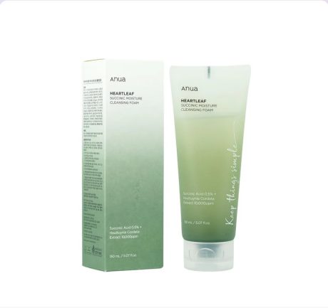 Anua Heartleaf Succinic Moisture Cleansing Foam 150ml