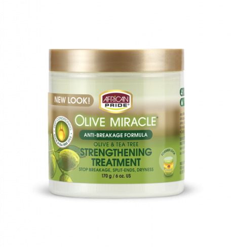 Africa Pride Olive Miracle Anti-Breakage Formula Strengthening Treatment 170g