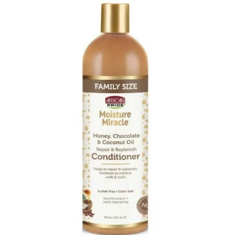 African Pride Moisture Miracle Honey, Chocolate & Coconut Oil Conditioner 473ml