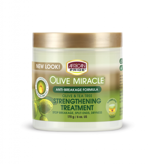 African Pride Olive Miracle Anti-Breakage Formula  Strengthening Treatment 170g