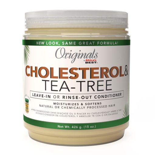 Africa's  Best Originals Cholesterol & Tea-Tree Leave-In Or Rinse-Out Conditioner 426g