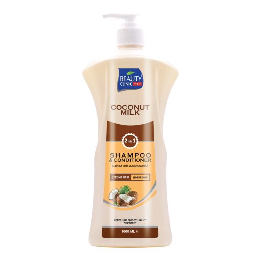 Beauty Clinic Plus Coconut Milk 2 In 1 Shampoo & Conditioner 1000ml