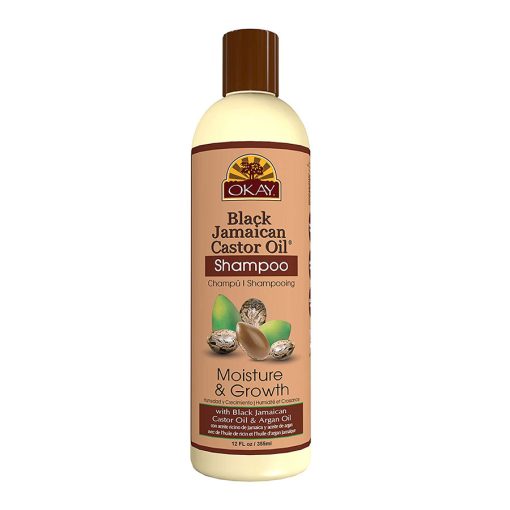 Okay Black Jamaican Castor Oil Moisture & Growth Shampoo 355ml