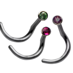 Studex Nose Screw Periodt/ Amethyst/ Fuchsia A5 2007 1mm