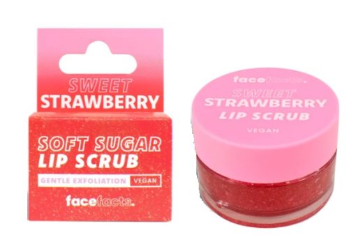 Face Facts Sweet Strawberry Lip Scrub 10g