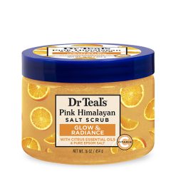 Dr Teal's Pink Himalayan Salt Scrub Glow & Radiance Vitamin C 454G