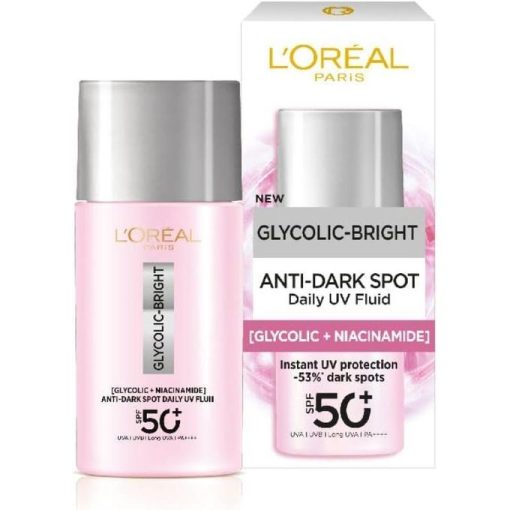 L'oreal Glycolic -Bright Anti-Dark Spot Daily Uv Fluid SPF 50 50ml